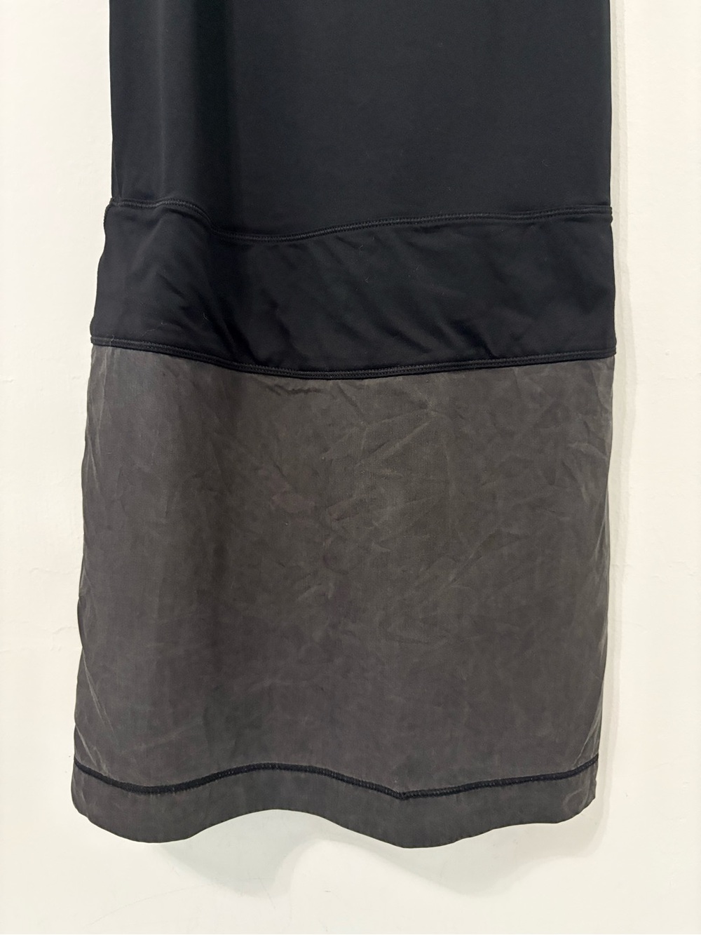 Lululemon Blissed Out Tank Dress Sz 2  Black Gray EUC - Picture 5 of 11